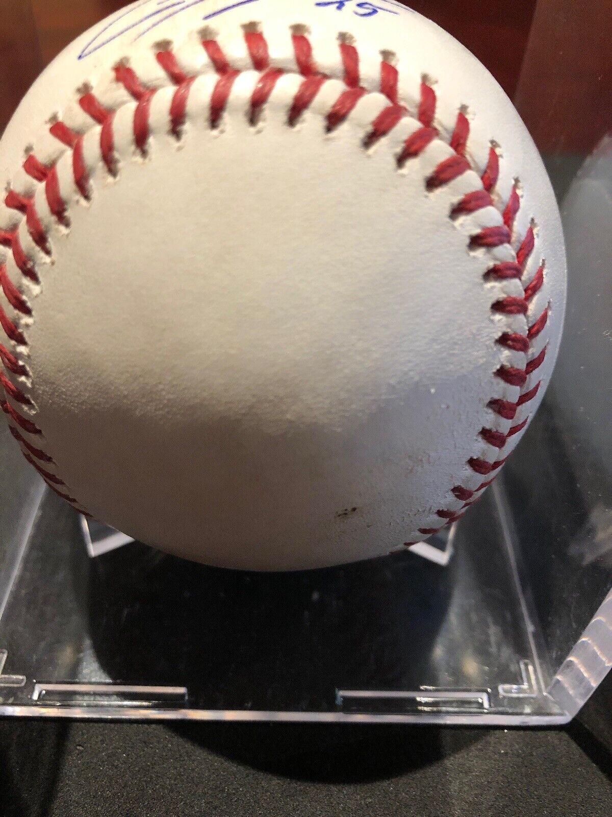 Gleyber Torres MLB Game Used Double #8 Auto Baseball 6/25/18 Career Hit #55