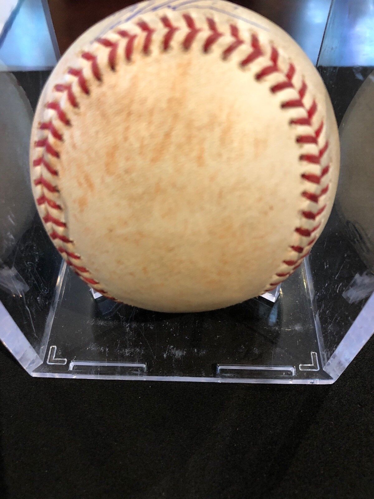 Austin Meadows MLB Debut Game Used Autographed Inscribed Baseball 5/18/18