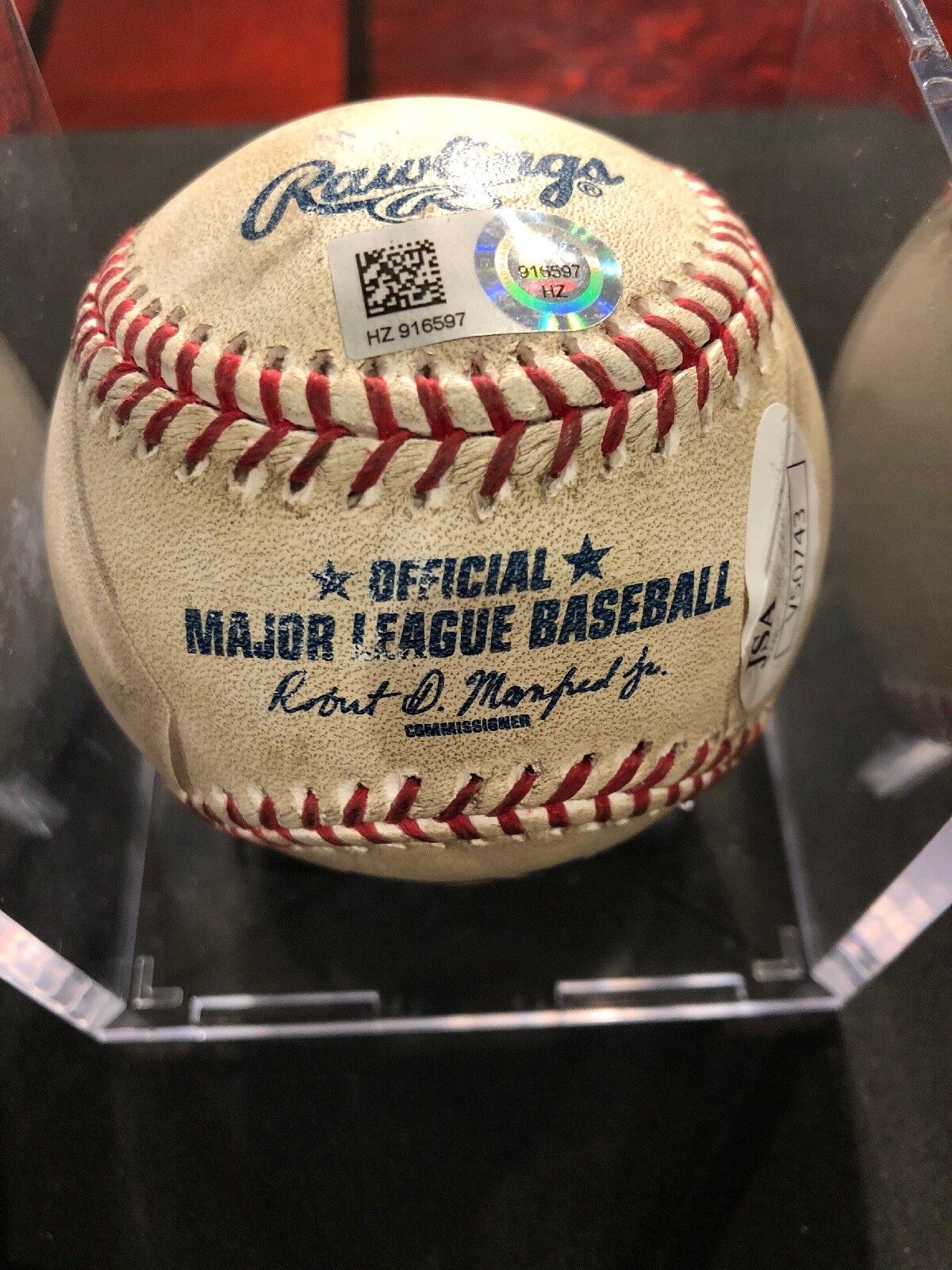 Kris Bryant Game Used Basebal Rookie Year Autographed Baseball 8/1/15 ROY