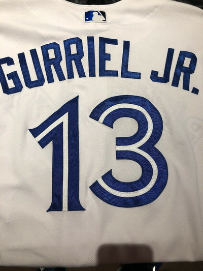 Lourdes Gurriel Jr. Game Used MLB Authenticated Rookie HR Jersey 7/3/18 BlueJays