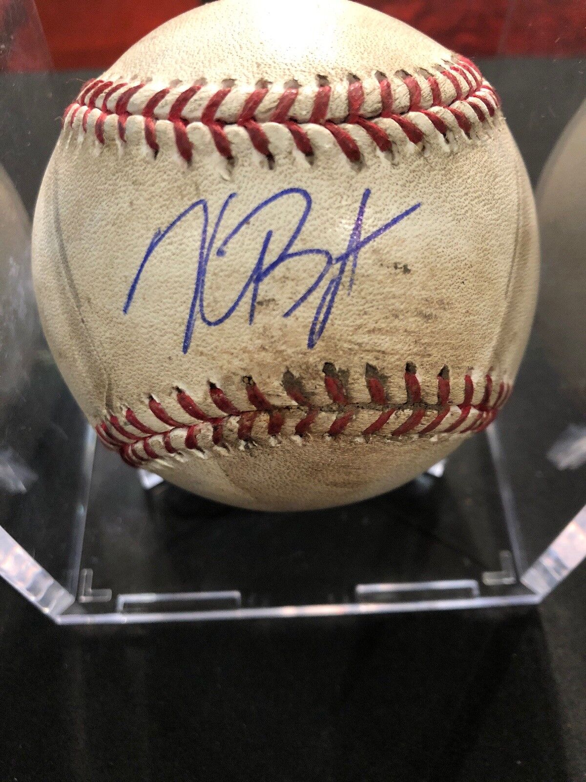 Kris Bryant Game Used Basebal Rookie Year Autographed Baseball 8/1/15 ROY