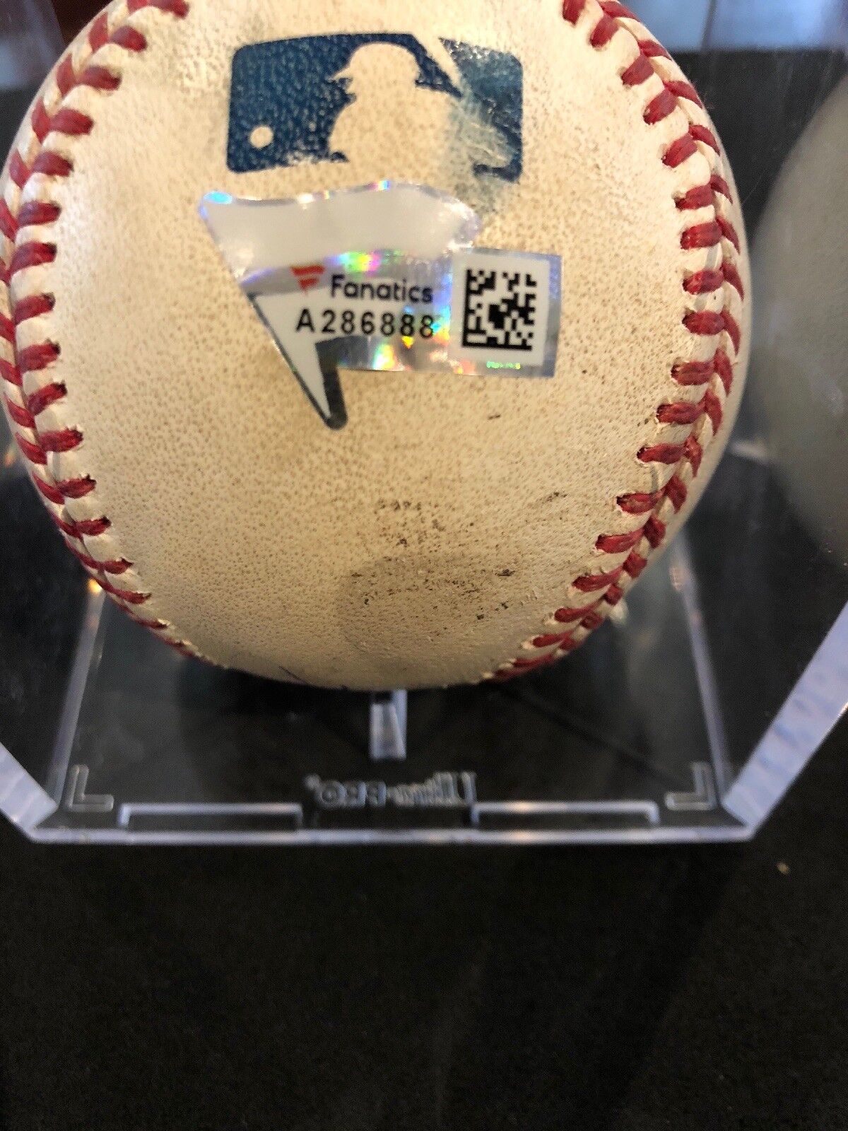 David Ortiz MLB Game Used Autographed Ball 5/16/10 Boston vs Detroit