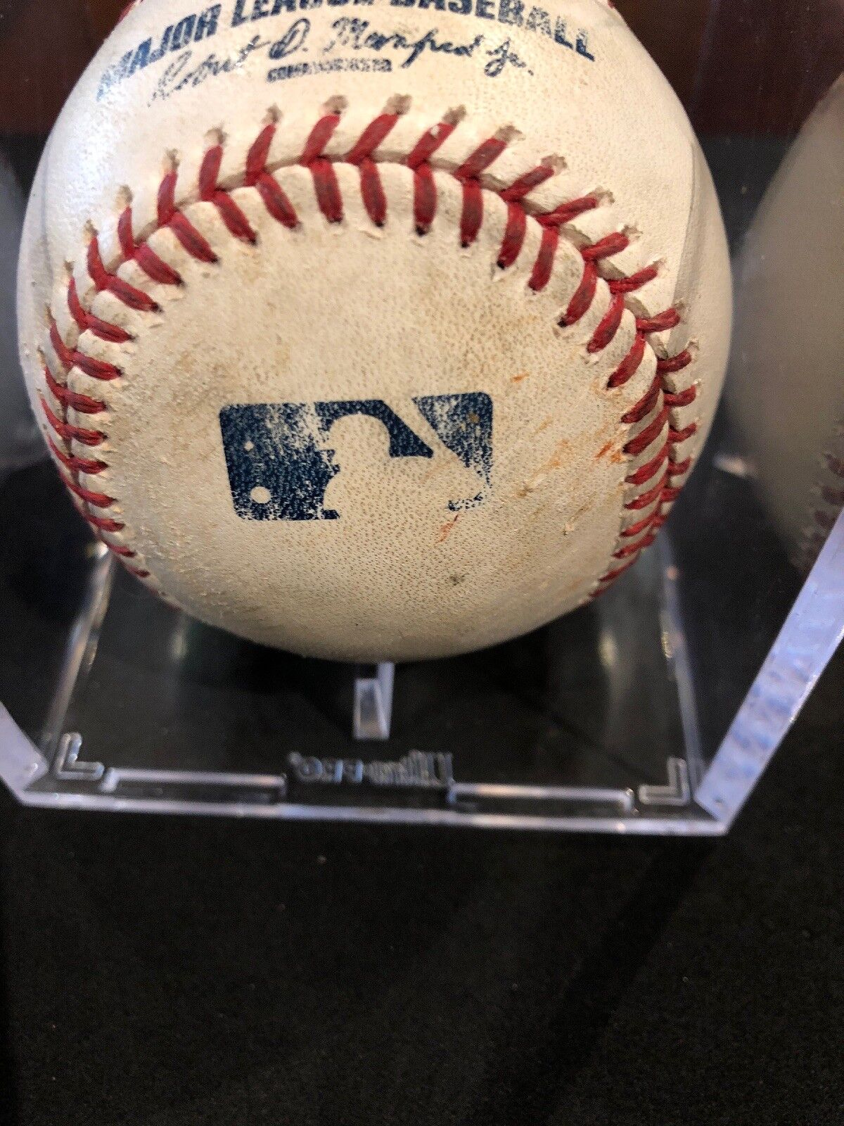 Joe Panik MLB Game Used Double Baseball 9/5/17 Giants vs Rockies Double #81 Mets