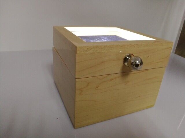 Baseball Display Case and Presentation Box 25 yr UV Protection and LED Lighting