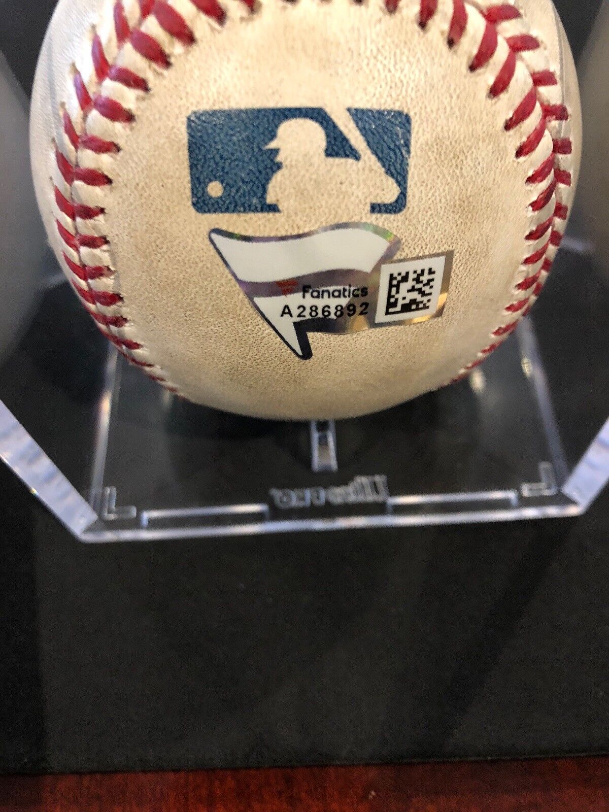 David Ortiz MLB Game Used Autographed Ball 9/20/15 Boston vs Toronto