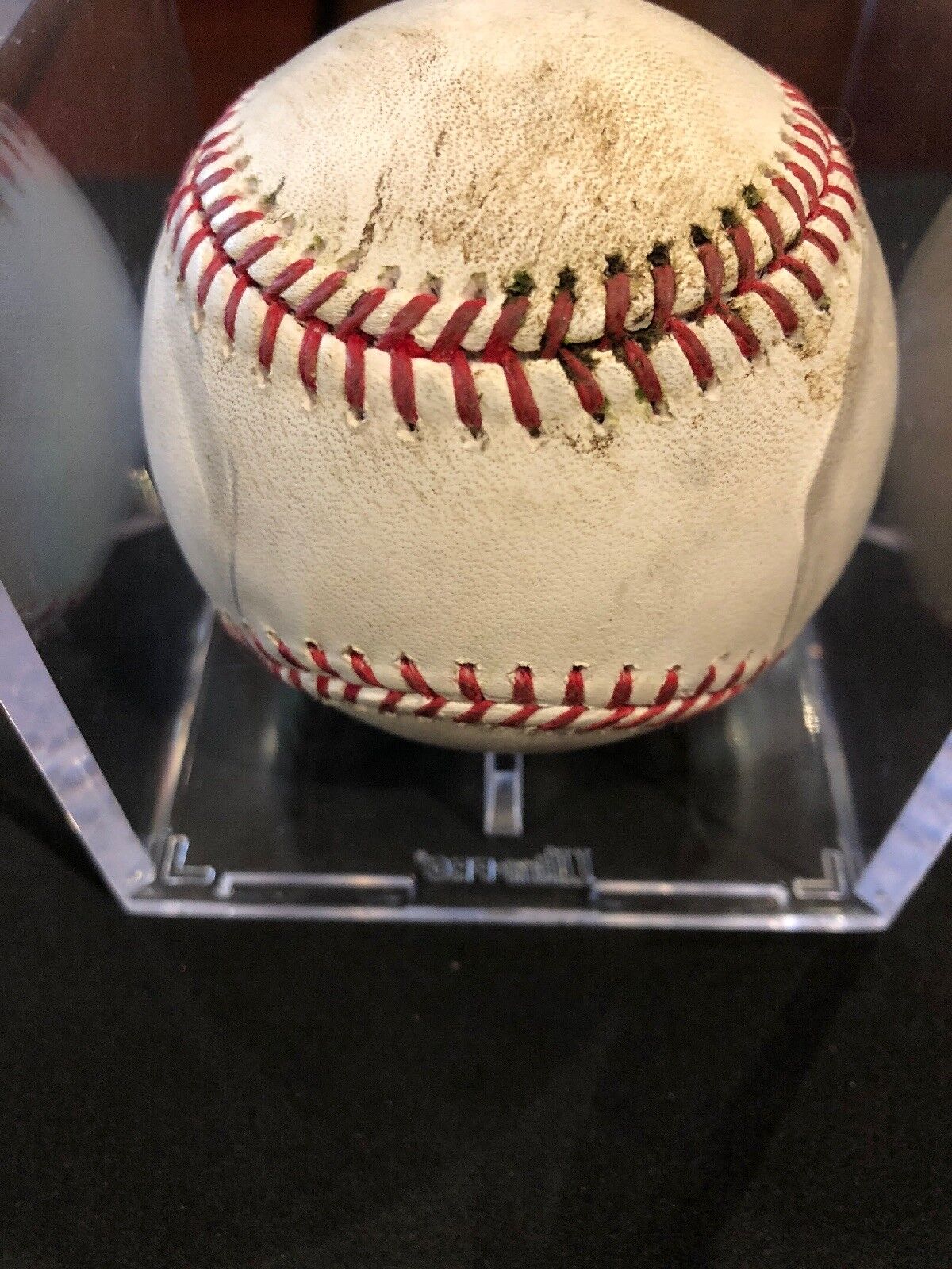 Joe Panik MLB Game Used Double Baseball 9/5/17 Giants vs Rockies Double #81 Mets