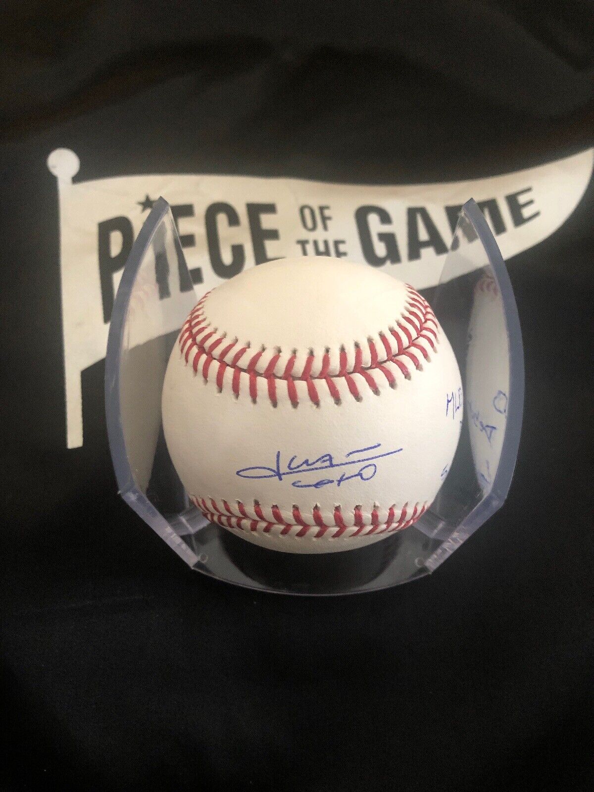 Juan Soto Autographed MLB Baseball Sweet Spot Signed and Inscribed MLB Debut