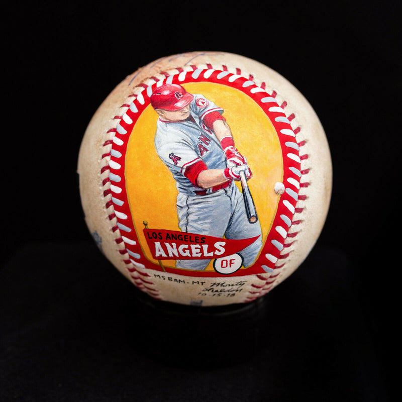 Mike Trout Autographed All Star Game Baseball. MLB Authentication.