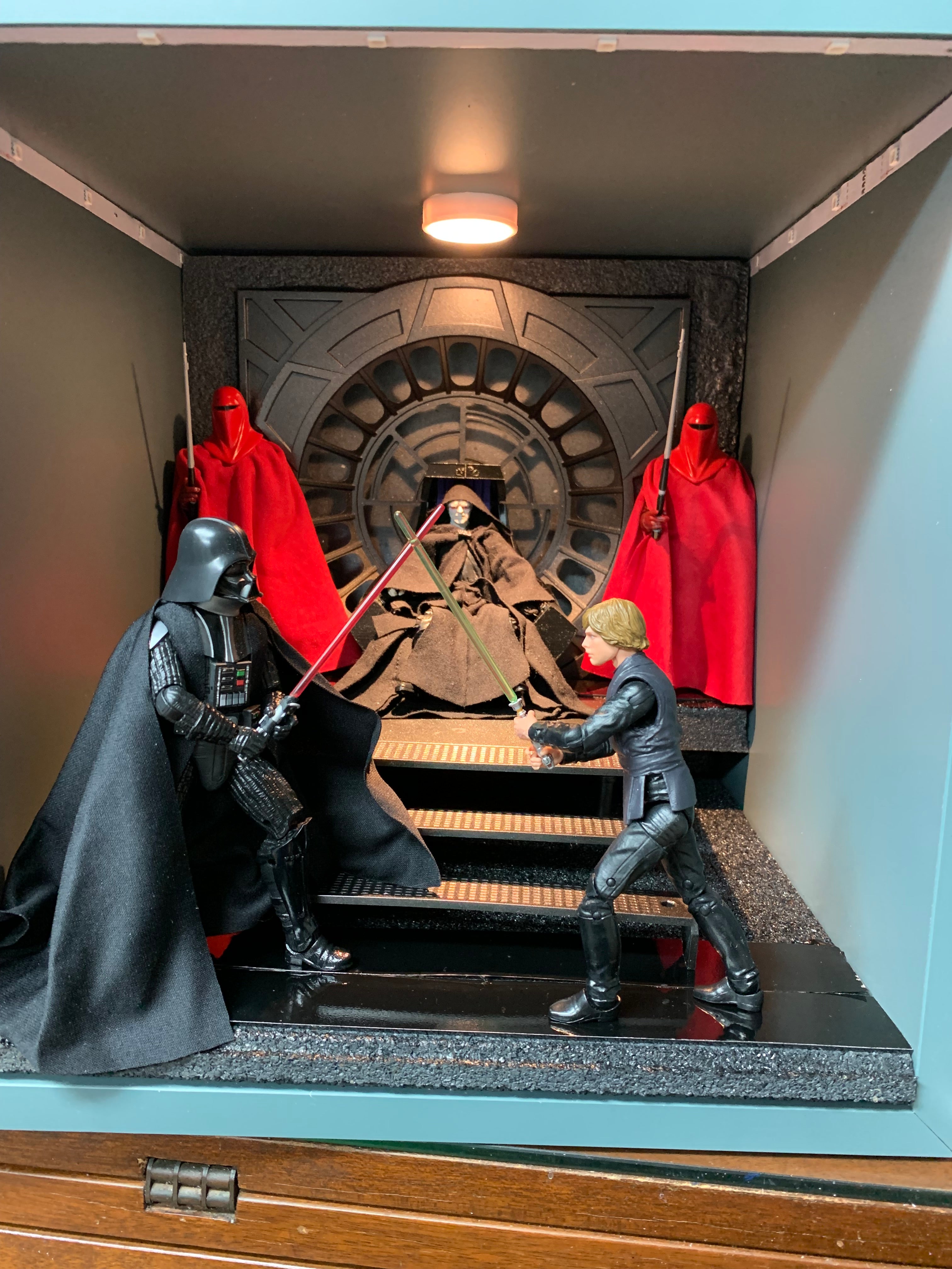 Star Wars Figure Art light up display