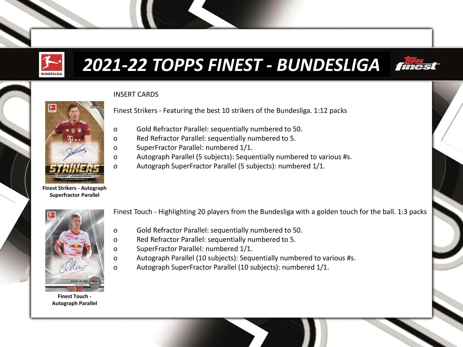 2021-22 Topps Finest Bundesliga Soccer Hobby Box