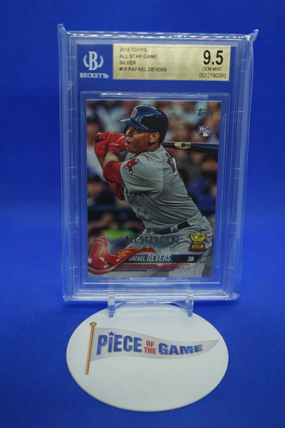 2018 Topps All Star Game Silver Rafael Devers RC/rookie cup BGS 9.5