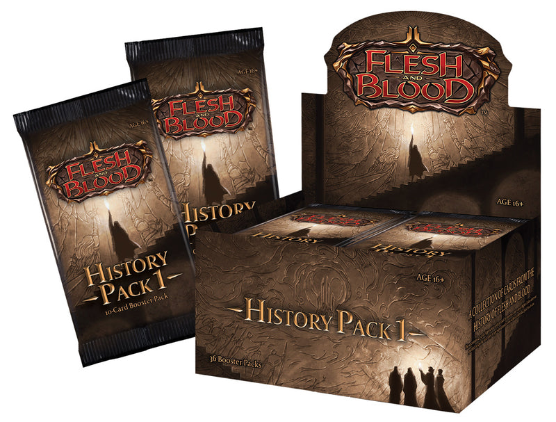Flesh and Blood History Pack Booster Display