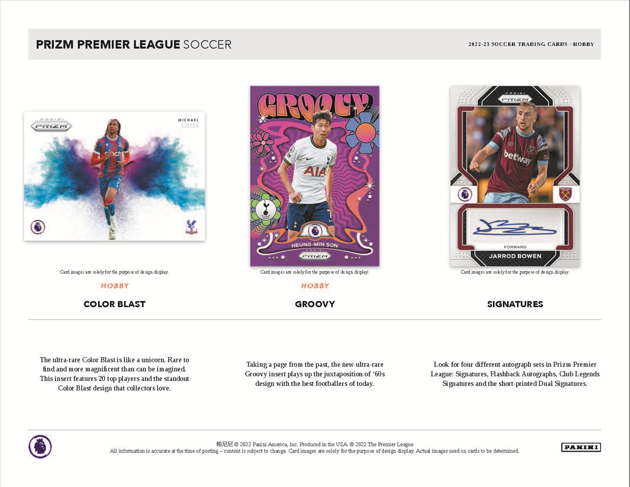 2022-23 Panini Prizm Premier League Soccer Hobby Box