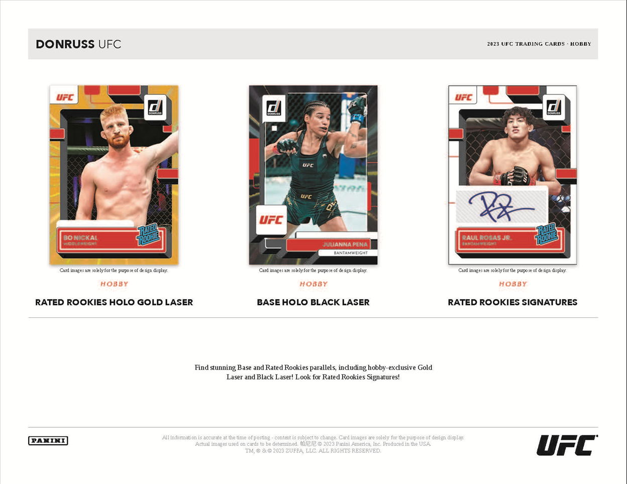 2023 Panini Donruss UFC Hobby Box