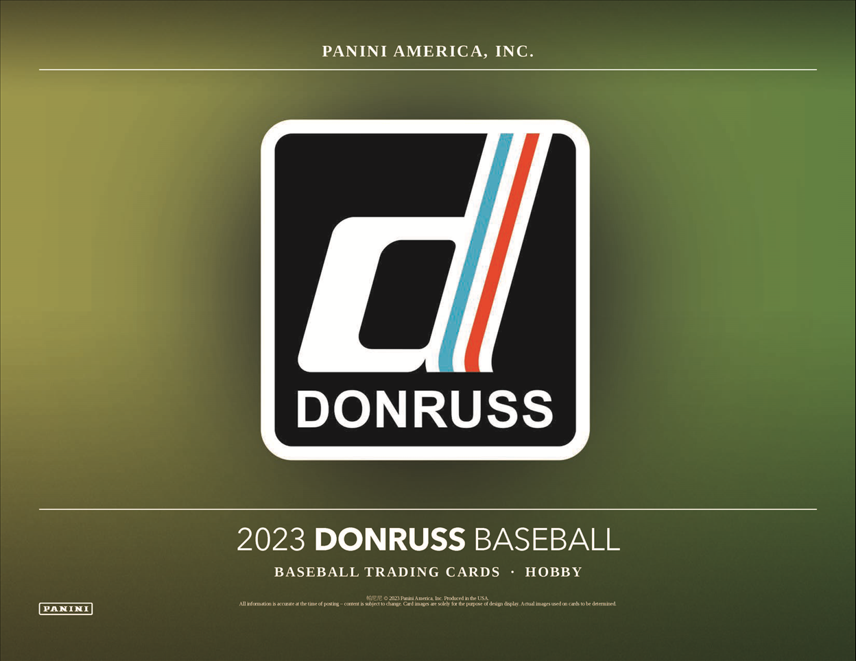 2023 Panini Donruss Baseball Hobby Box