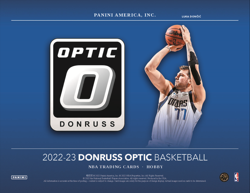 2022-23 Panini Donruss Optic Basketball Hobby 12 Box Case