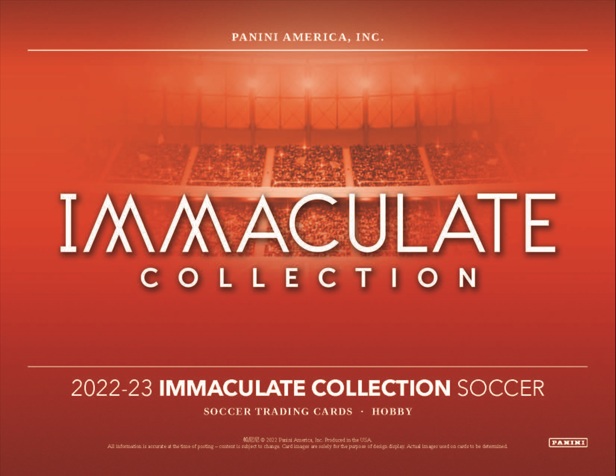2022 Panini Immaculate Soccer Hobby Box