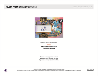 2022-23 Panini Select Premier League Soccer Hobby 12 Box Case