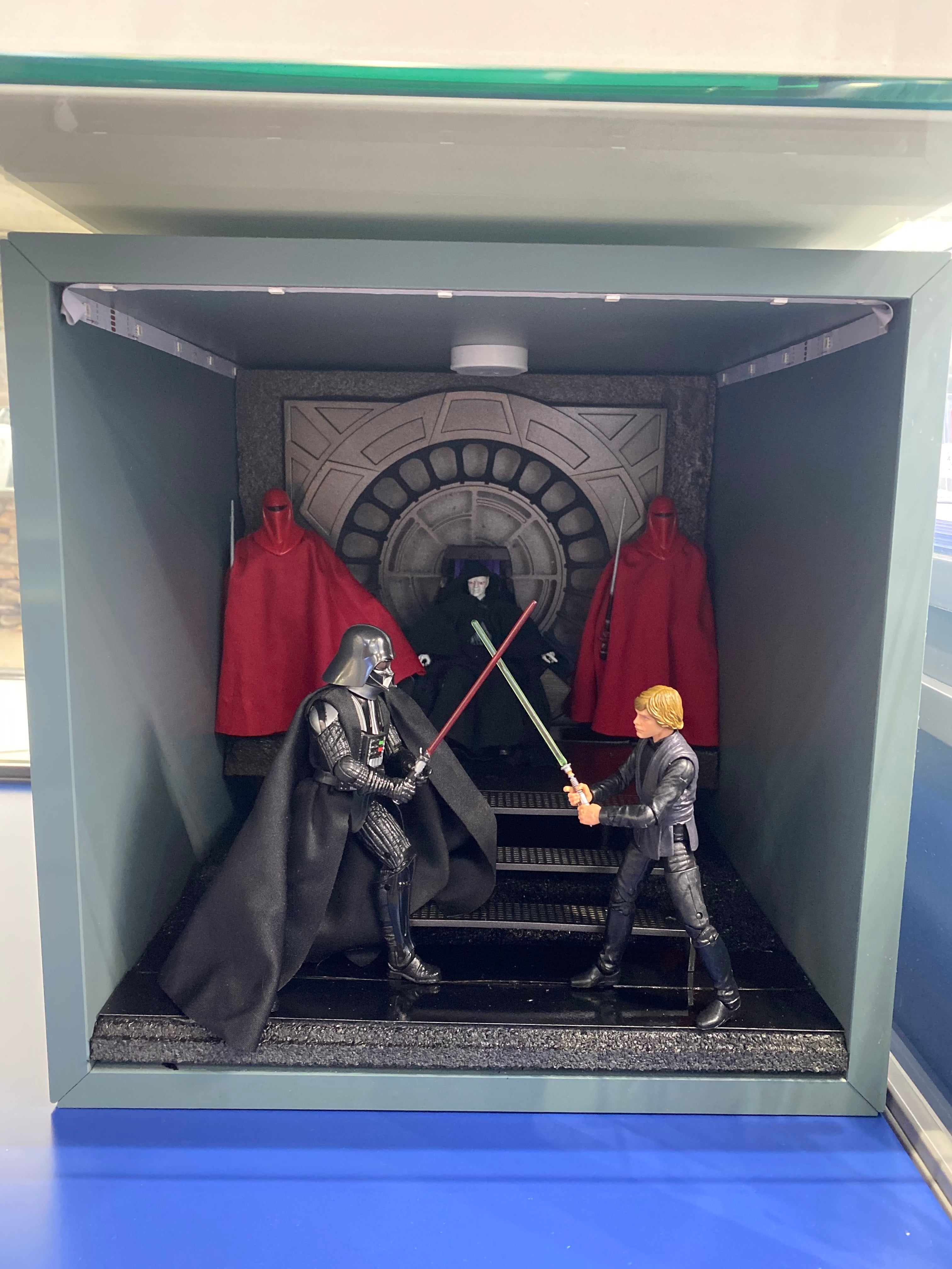 Star Wars Figure Art light up display