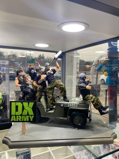 WWE DX Army Figure Art display