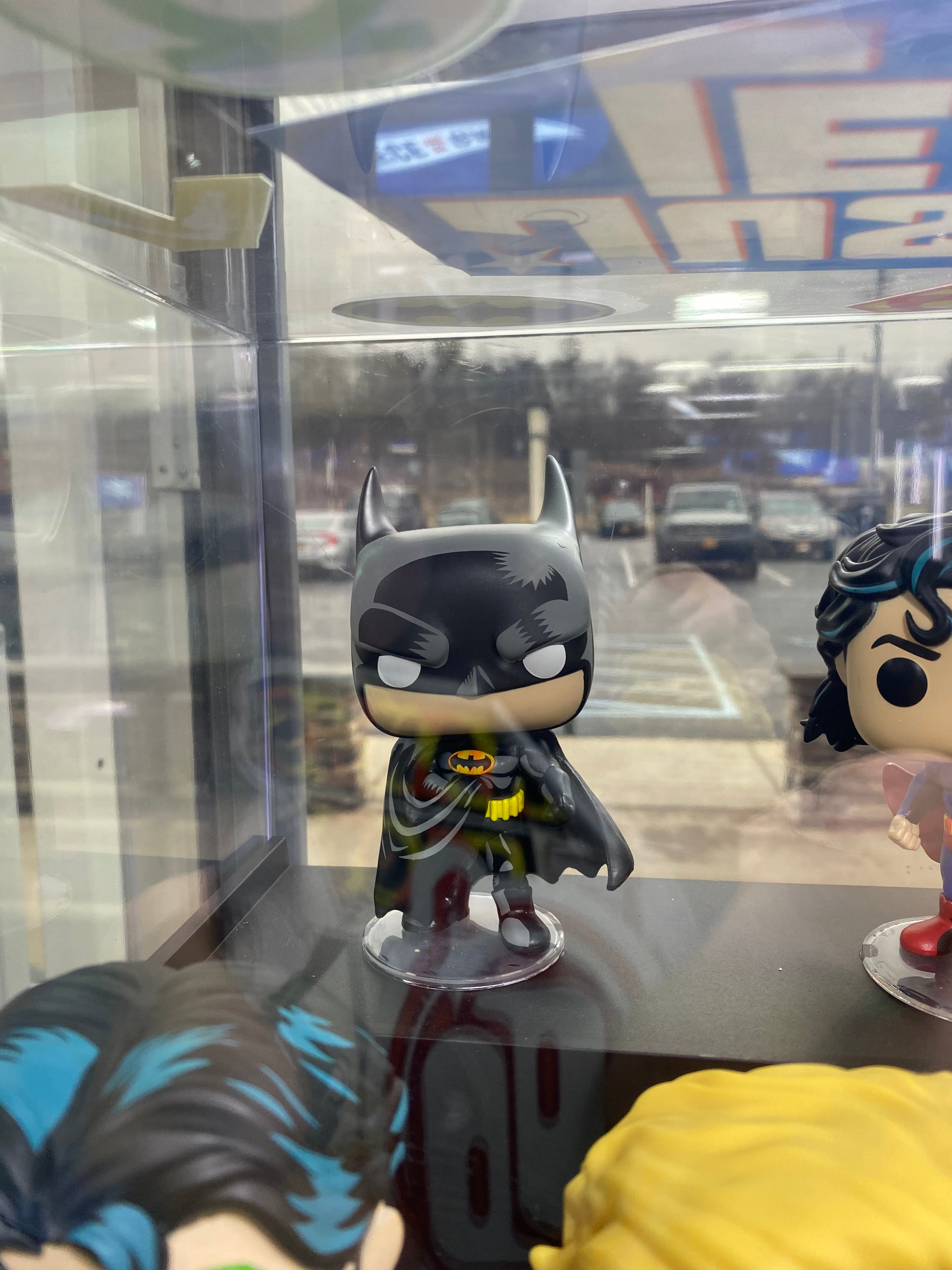 DC Funko Pop Set (Target Exclusives) with display