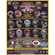 Tri Star Autographed Football Mini Helmet