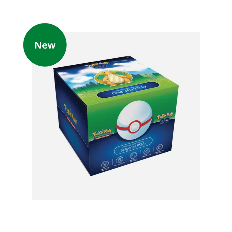 Pokemon Go Premier Deck Dragonite Deck Holder Collection Vstar Box