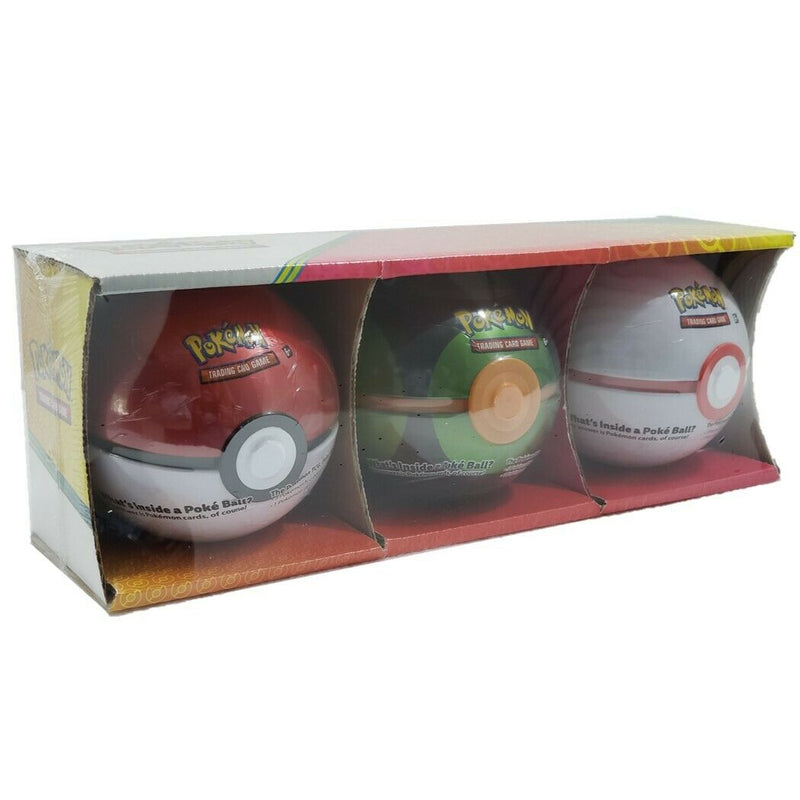 Assorted Poke Ball Tin 3-Pack