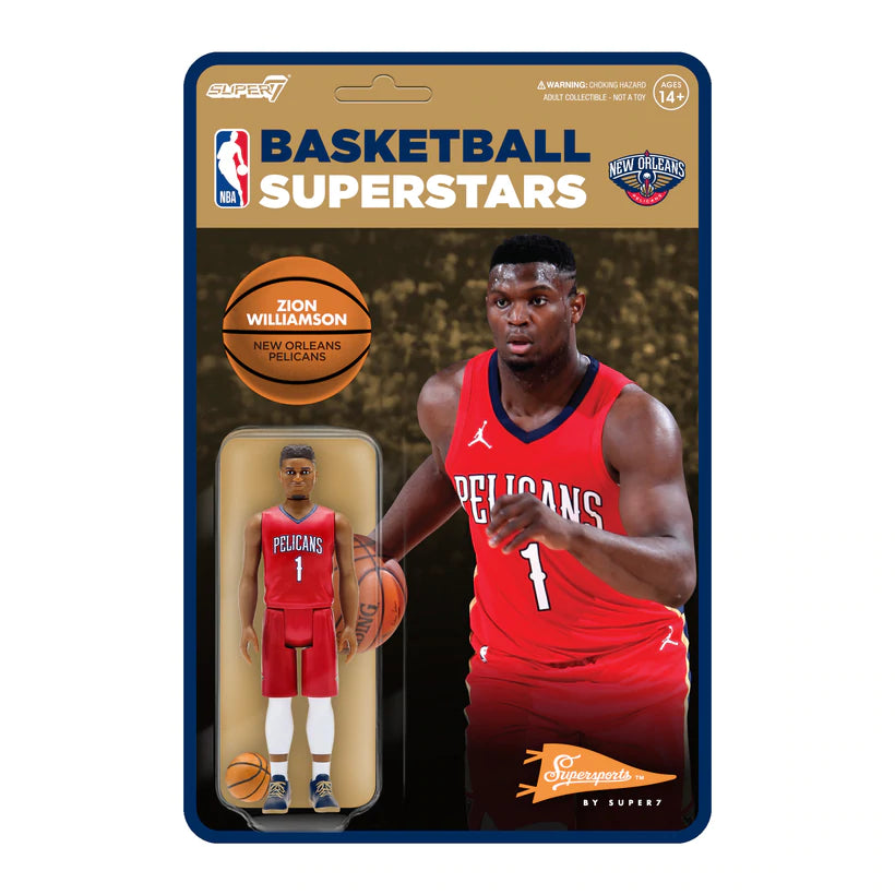 Super 7 Zion Williamson Red Statement Jersey