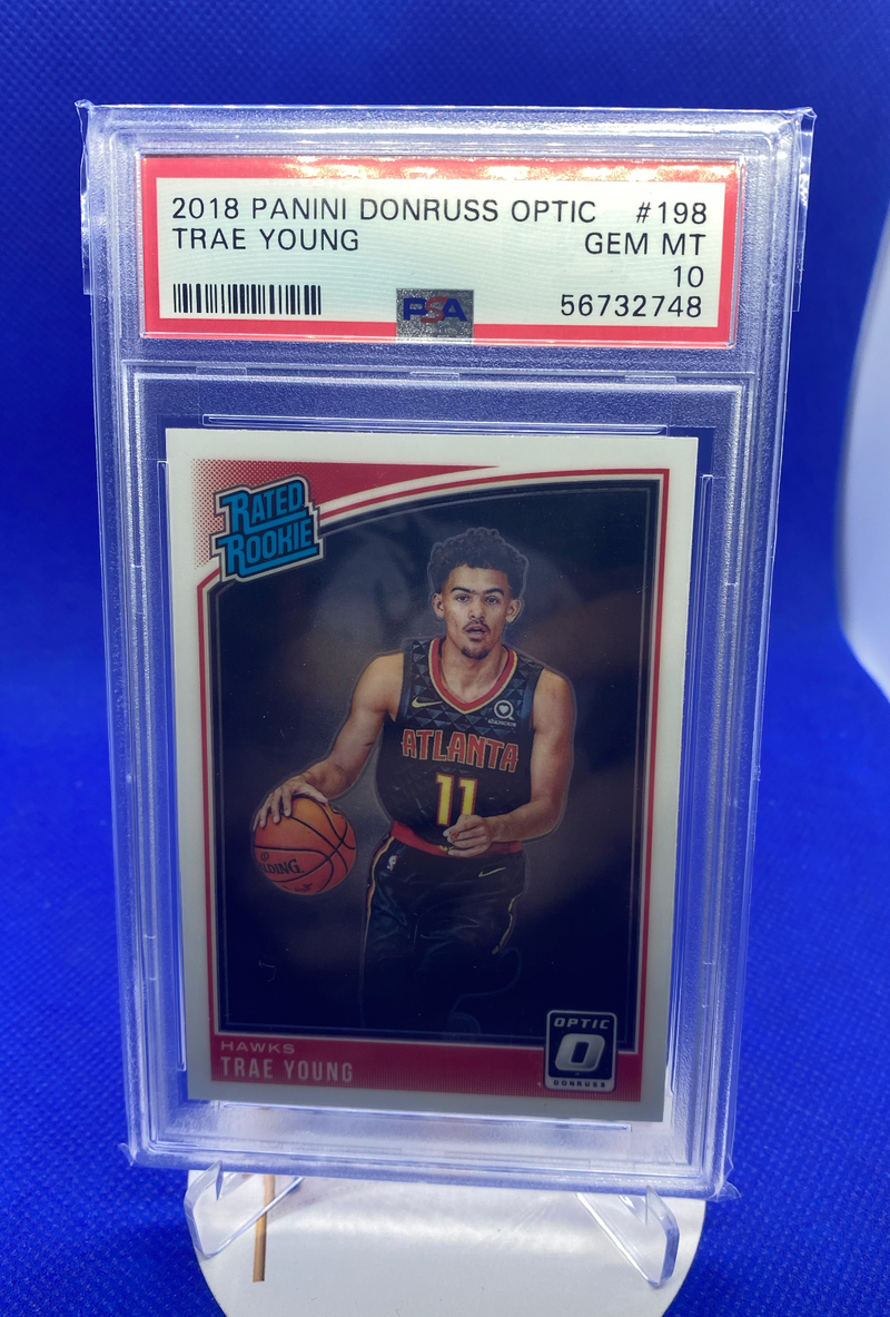 2018 Panini Donruss Optic Trae Young Rated Rookie PSA 10