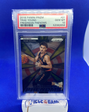 2018 Panini Prizm Freshman Phenoms Trae Young PSA 10