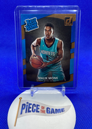 2017-18 Panini Donruss Rated Rookie Malik Monk RAW