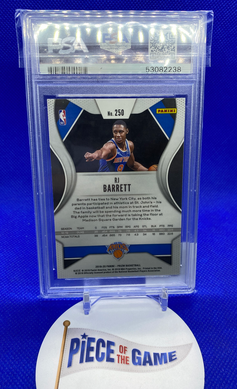 2019 Panini Prizm RJ Barrett PSA 10