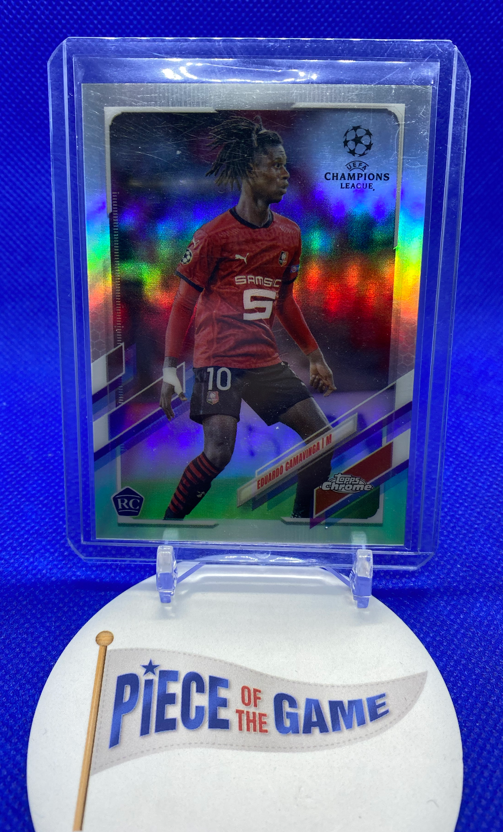 EDUARDO CAMAVINGA 2020-21 TOPPS CHROME UEFA - REFRACTOR