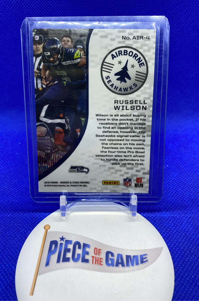 Russell Wilson 2018 Rookies And Stars Airborne 87/99