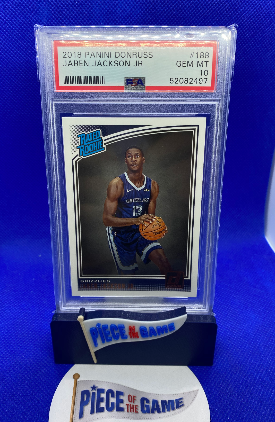 Jaren Jackson Jr. 2018 Panini Donruss PSA 10