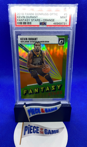 2018 Panini Donruss Optic Fantasy Stars - Orange Kevin Durant PSA 9 (23/39)