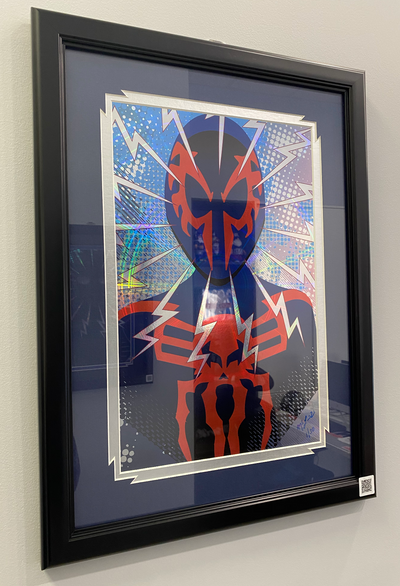 Spiderman Holo Print 2099 Miguel O'hara suit 1/30 signed by McLain Mcguire