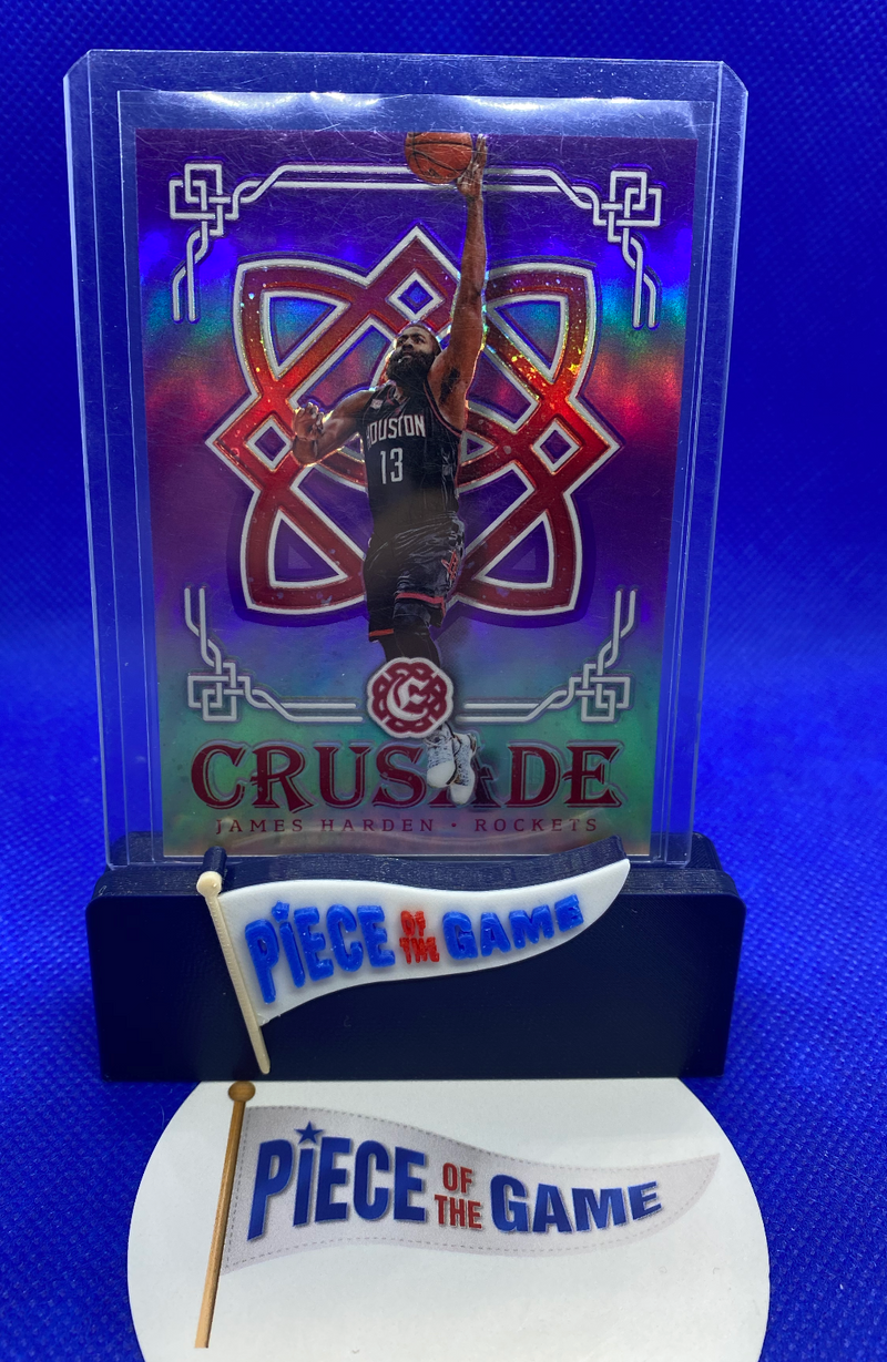 2016-17 Panini Excalibur Crusade purple prizm James Harden 