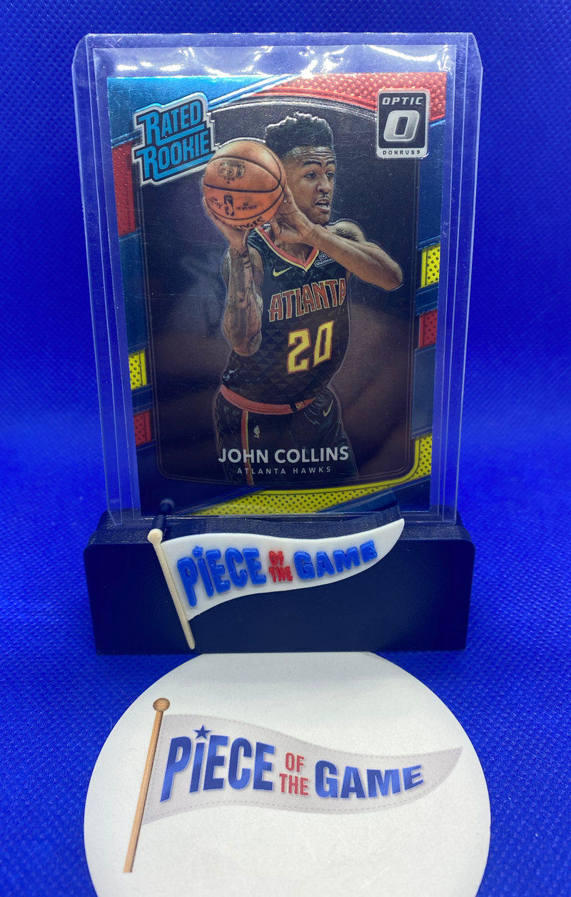2017-18 Panini Optic rated rookie John Collins red/yellow