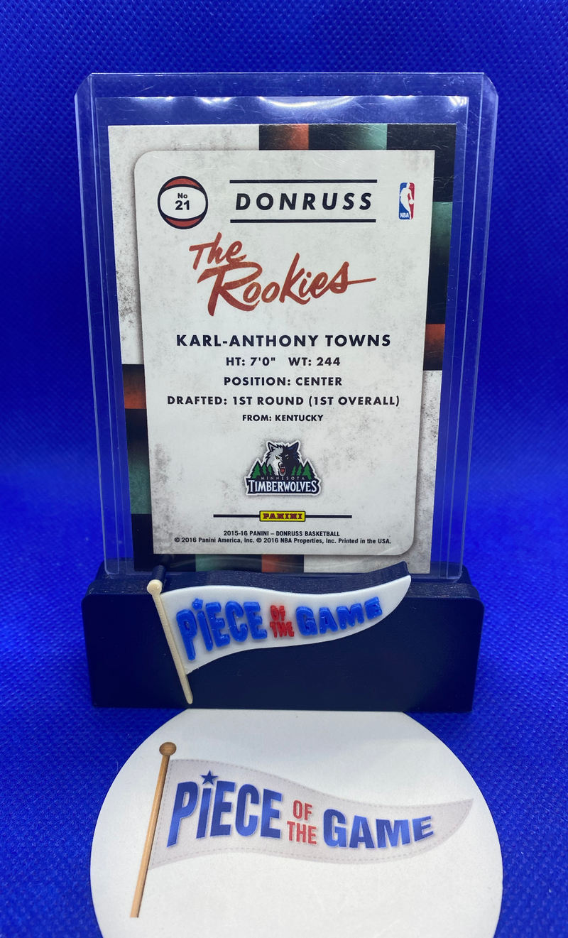2015-16 Panini Donruss The Rookies Karl-Anthony Towns