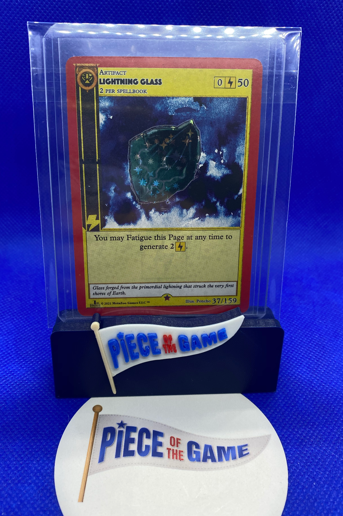 2021 1st Edition MetaZoo Lightning Glass reverse holo 37/159