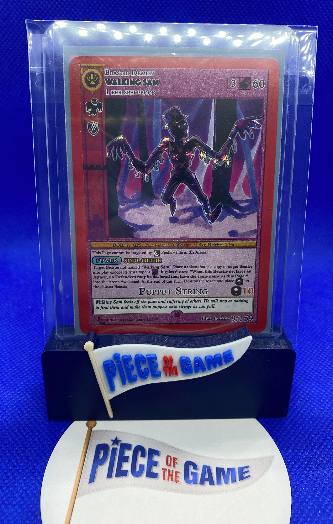 2021 1st Edition MetaZoo Walking Sam reverse holo 9/159