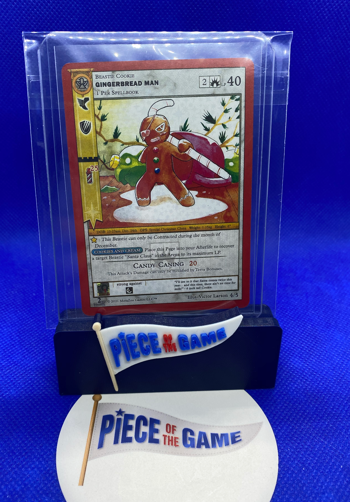 2021 2nd Edition MetaZoo Gingerbread Man base 4/5
