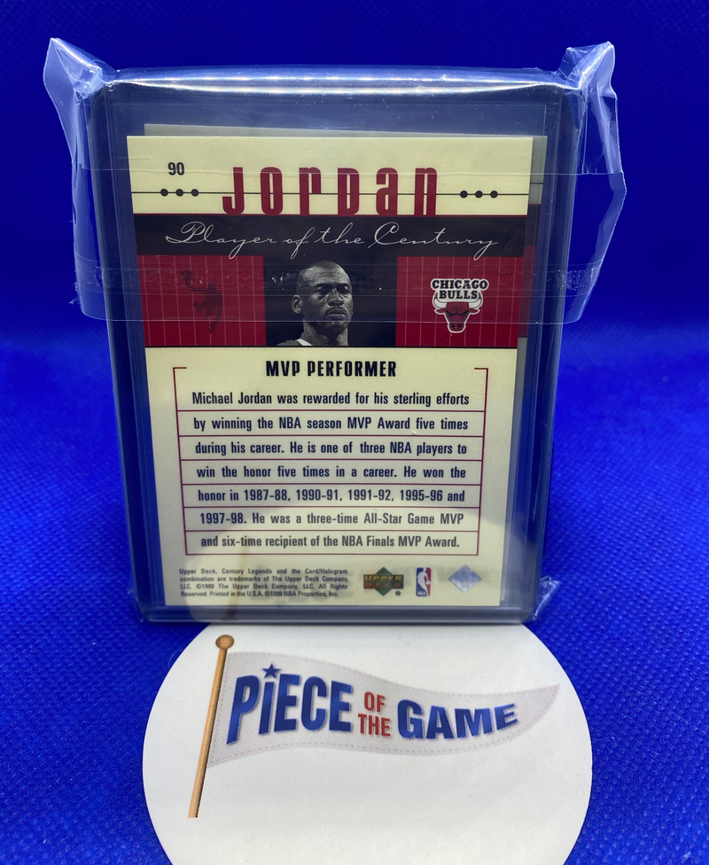 Michael Jordan 1999-00 Upper Deck Player of the Century 10 card complete set