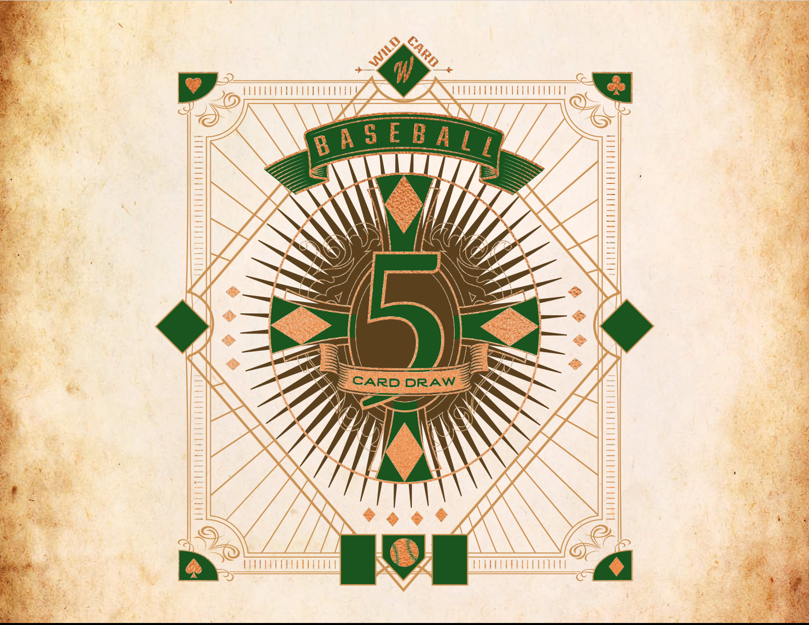 2023 Wild Card Five Card Draw Baseball Hobby Box