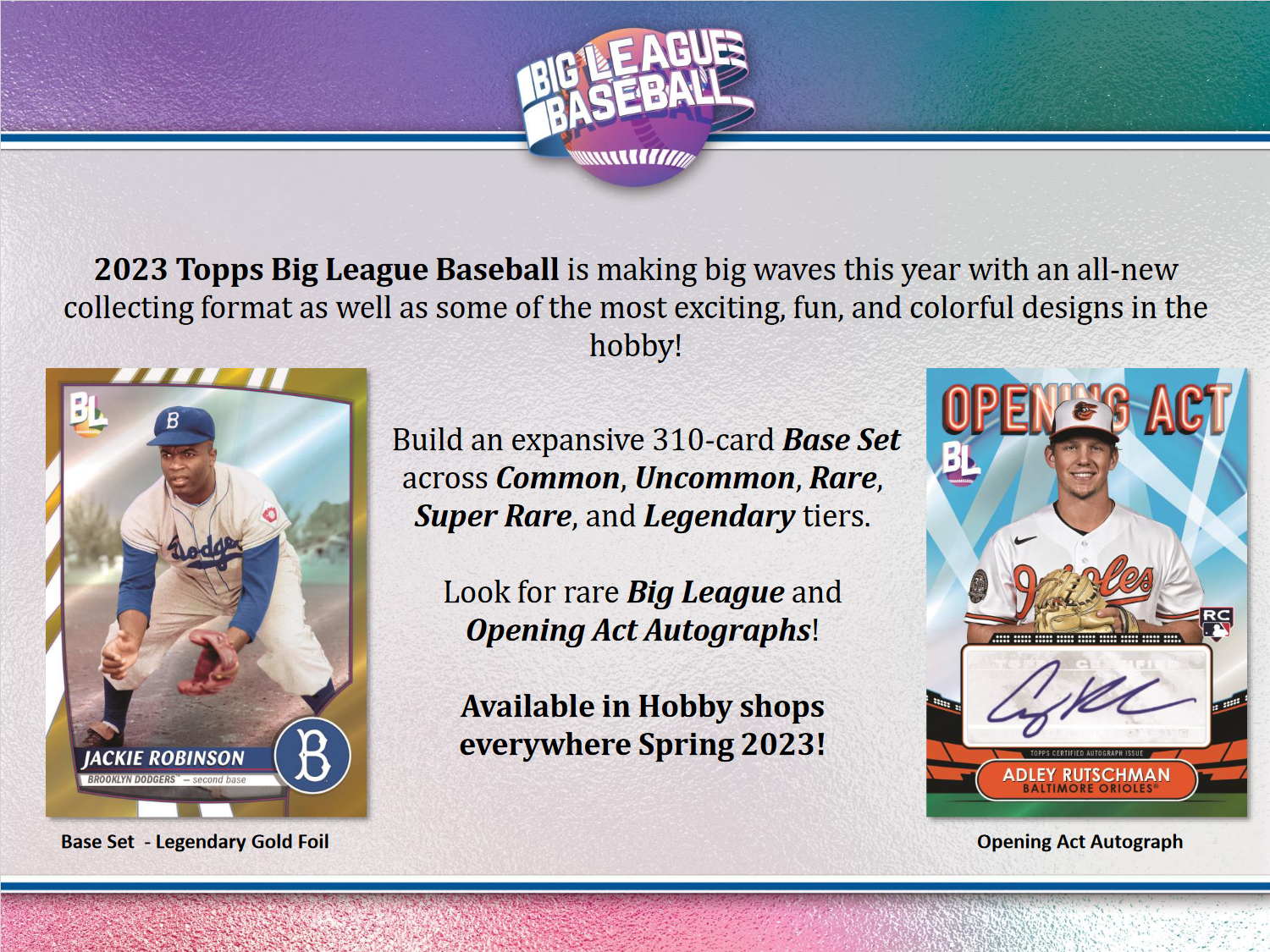 2023 Topps Big League Baseball Hobby Box – Piece Of The Game