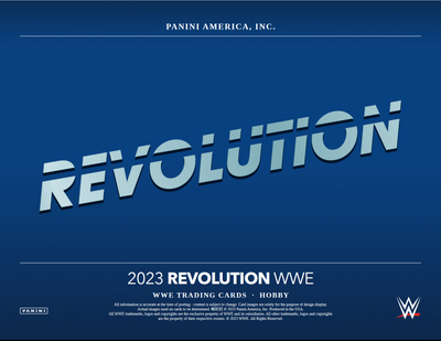 2023 Panini Revolution WWE Hobby 16 Box Case
