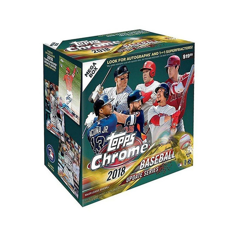 2018 Topps Chrome Update Baseball Mega Box – Piece Of The Game