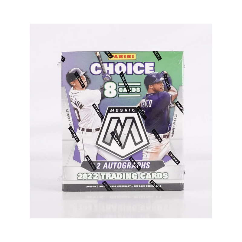 2022 Panini Mosaic Choice Baseball hobby box